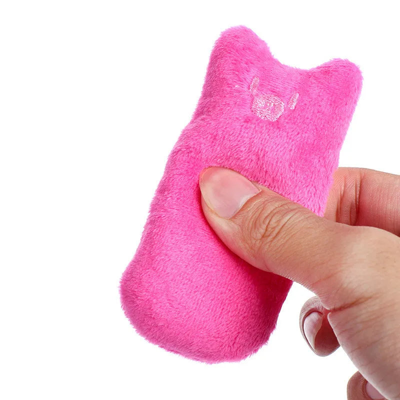 Coussin à l'herbe à chat en peluche