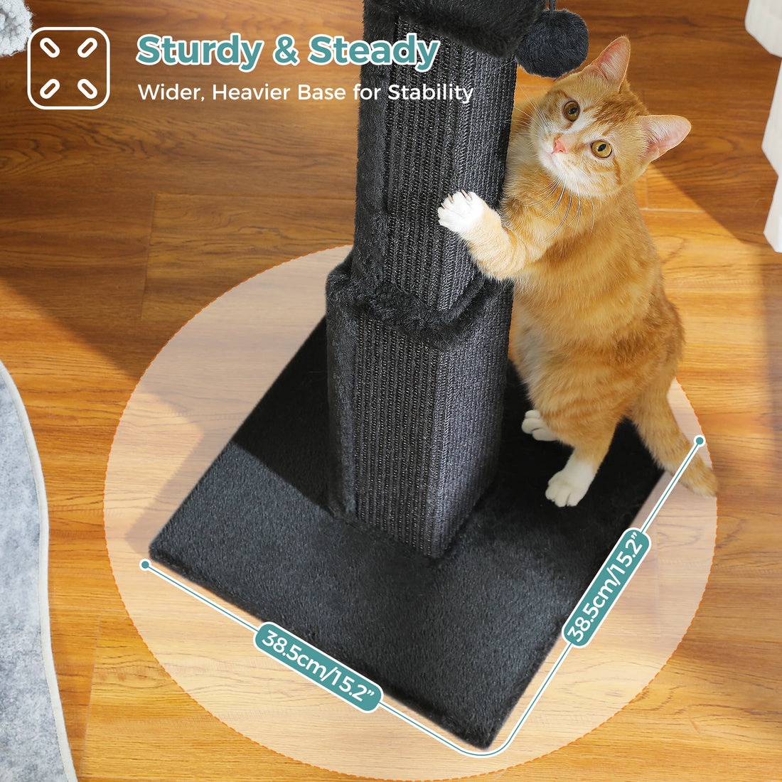 Tall Woven Sisal Cat Scratching Post