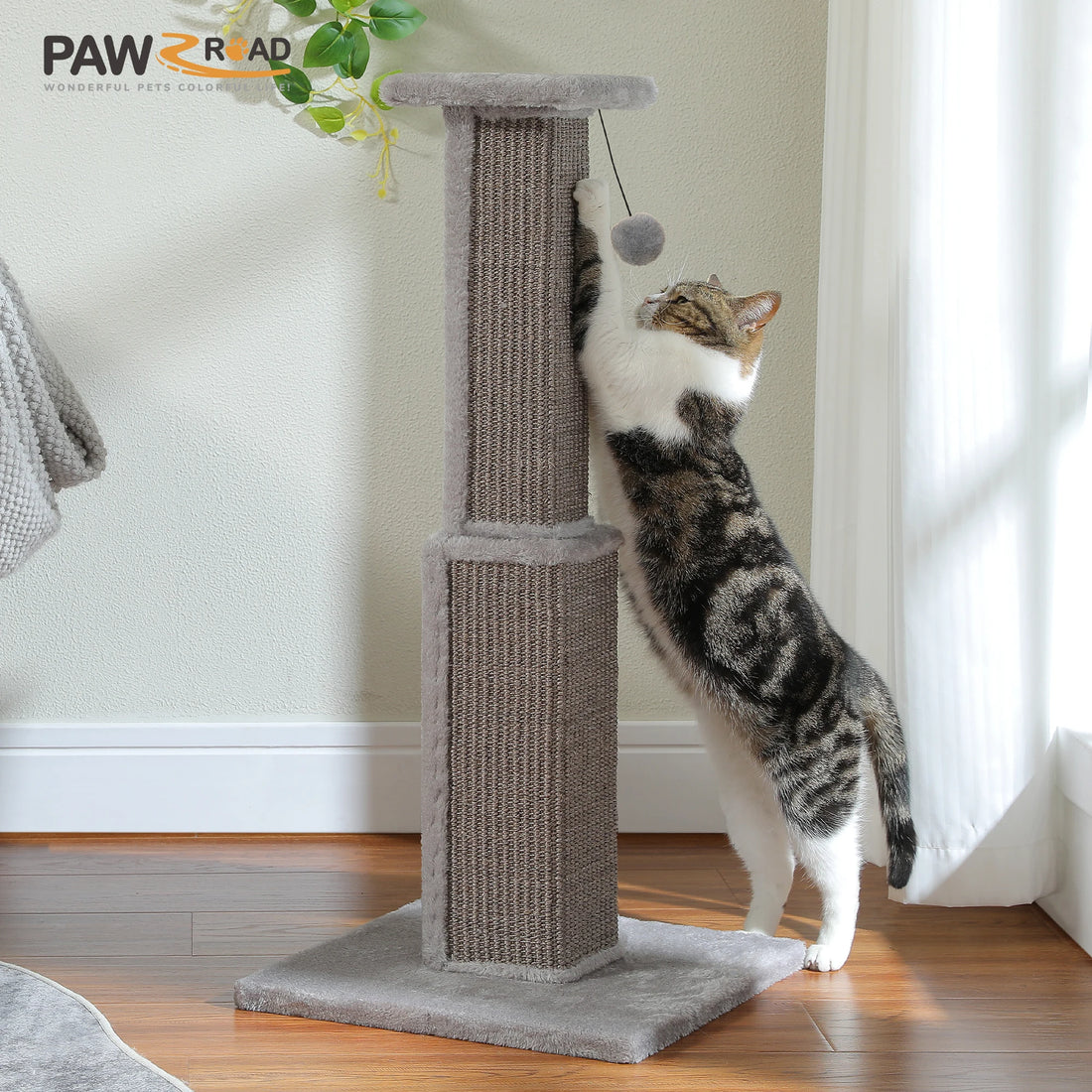Tall Woven Sisal Cat Scratching Post