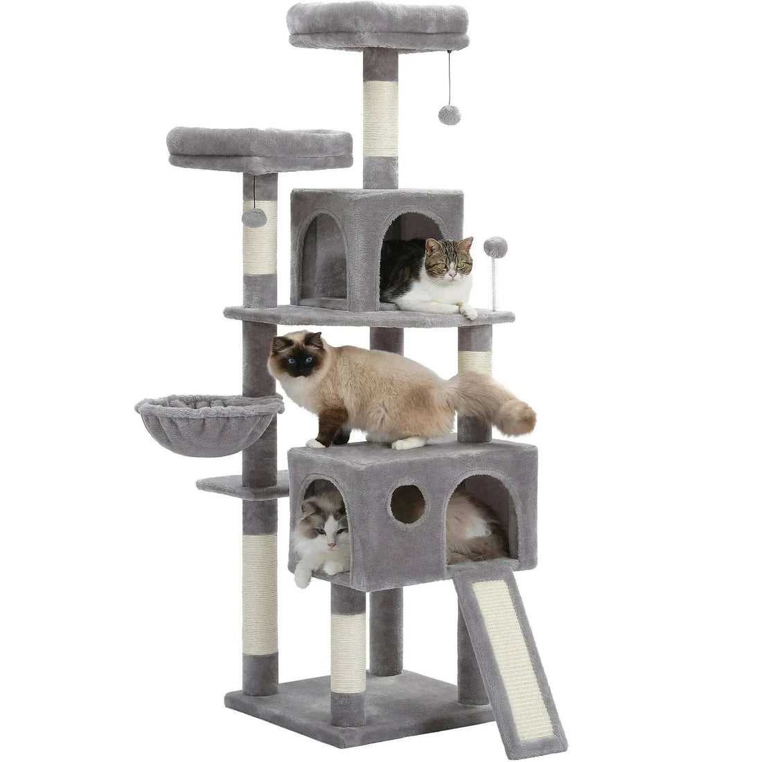 Arbre à chat design luxe aux finitions raffinées