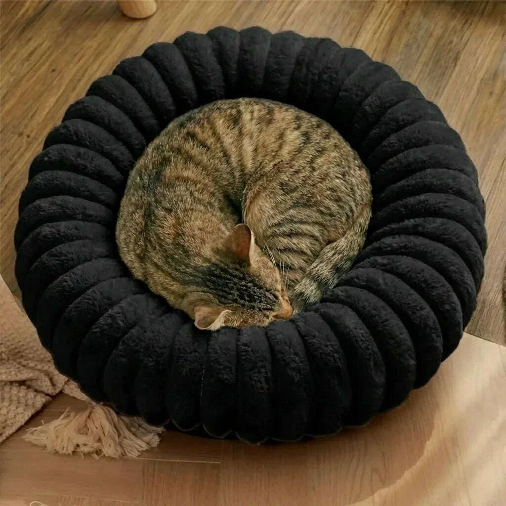 Panier pour chat original lavable, coloris marron