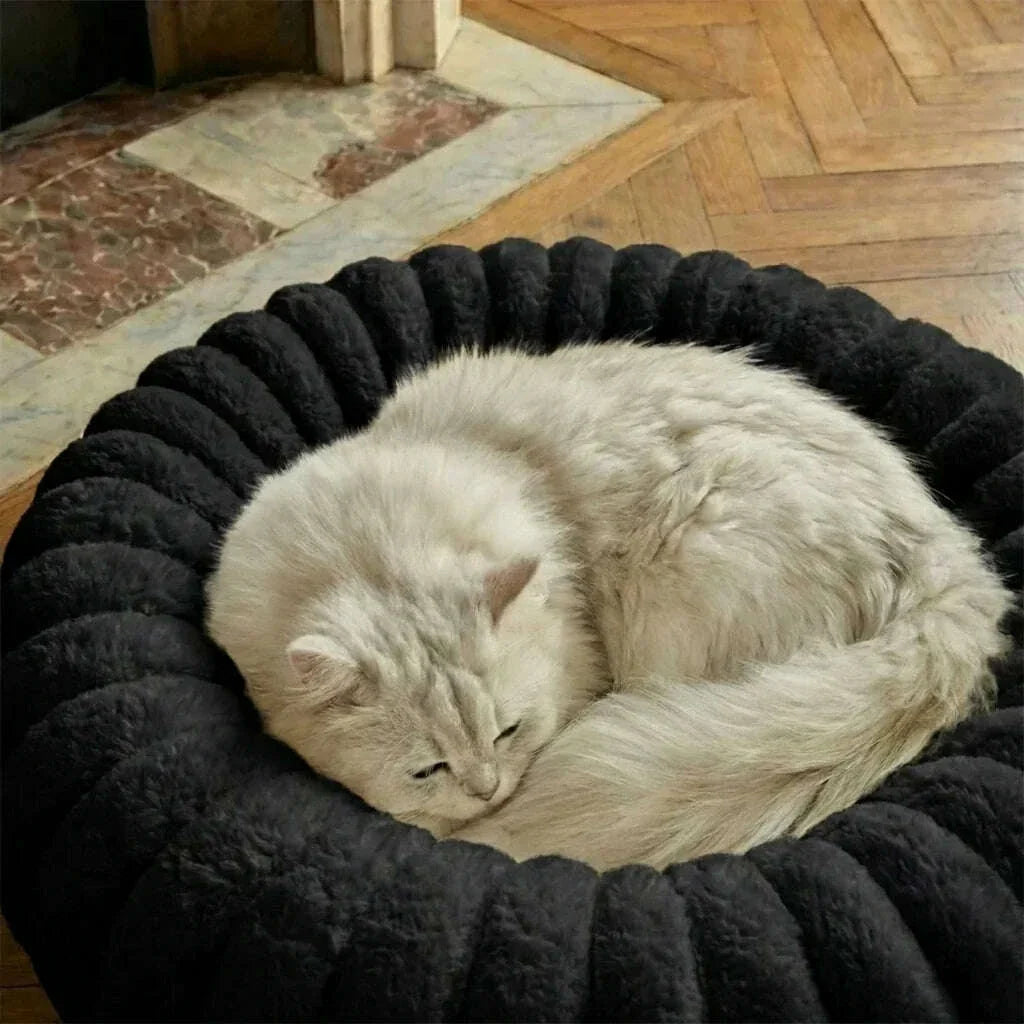 Panier pour chat original lavable, coloris marron