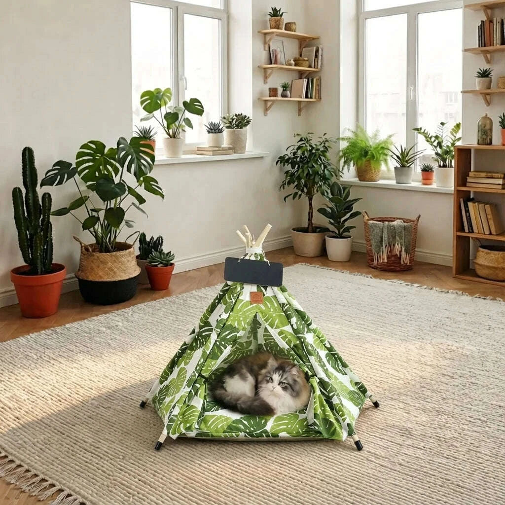 Cabane pour chat, vue d'ensemble