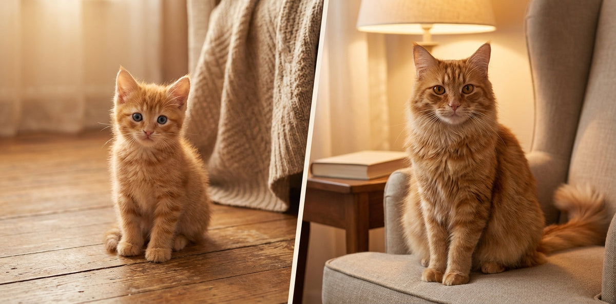 À quel âge un chat est adulte