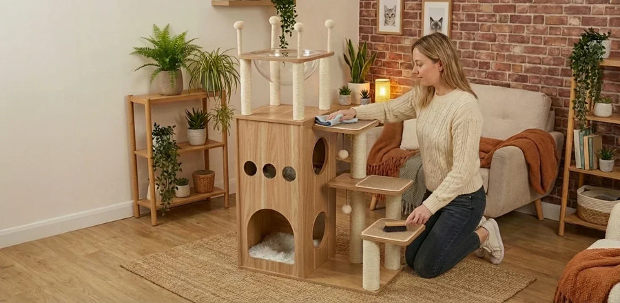 Comment nettoyer un arbre à chat ?