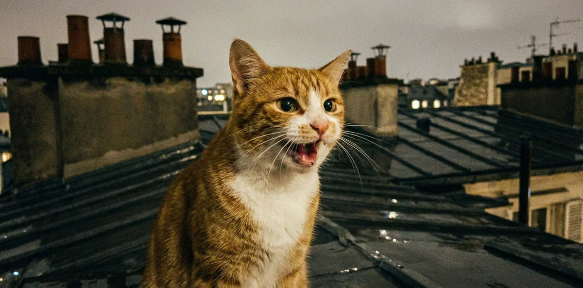 Pourquoi mon chat miaule la nuit