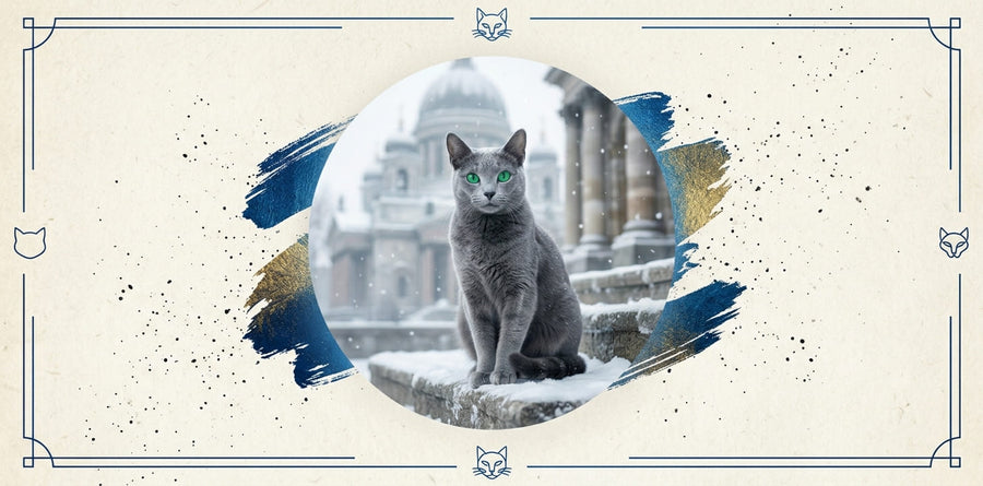 Quelle est l'origine du chat bleu russe ?