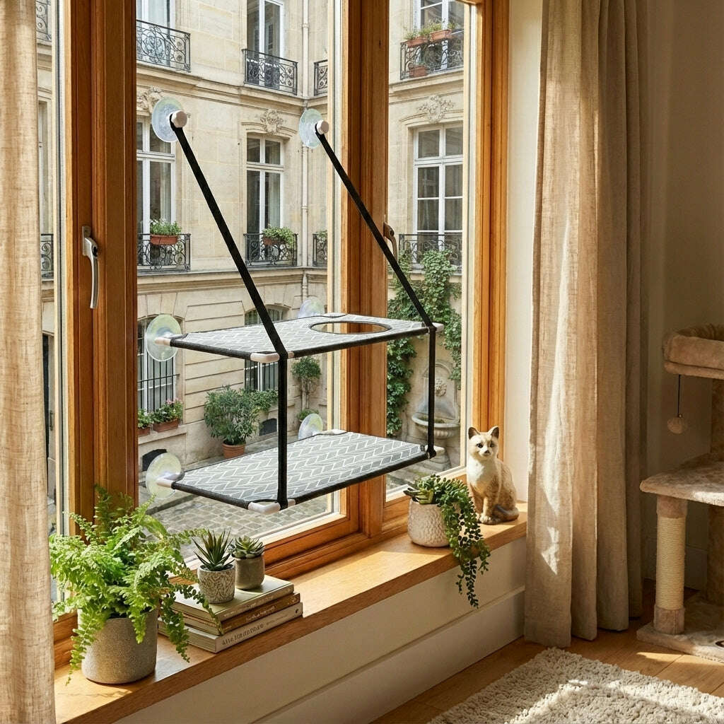 Hamac de fenêtre pour Maine Coon