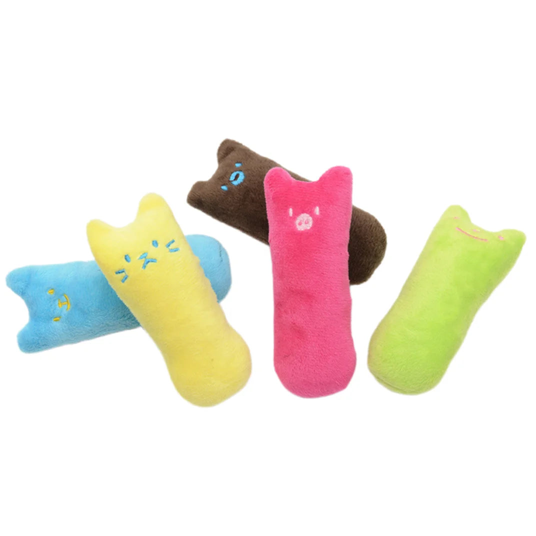 Coussin à l'herbe à chat en peluche