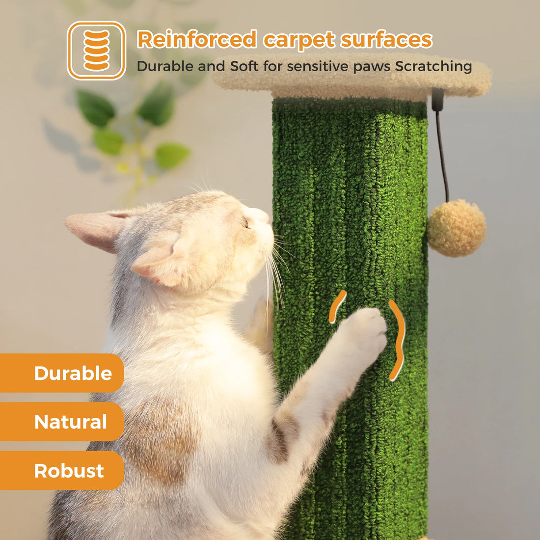 Tall Woven Sisal Cat Scratching Post