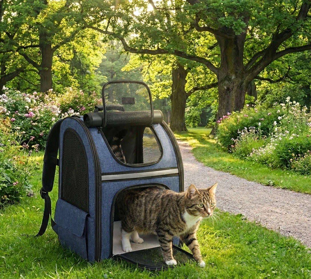 Sac à dos pour chat, vue d'ensemble