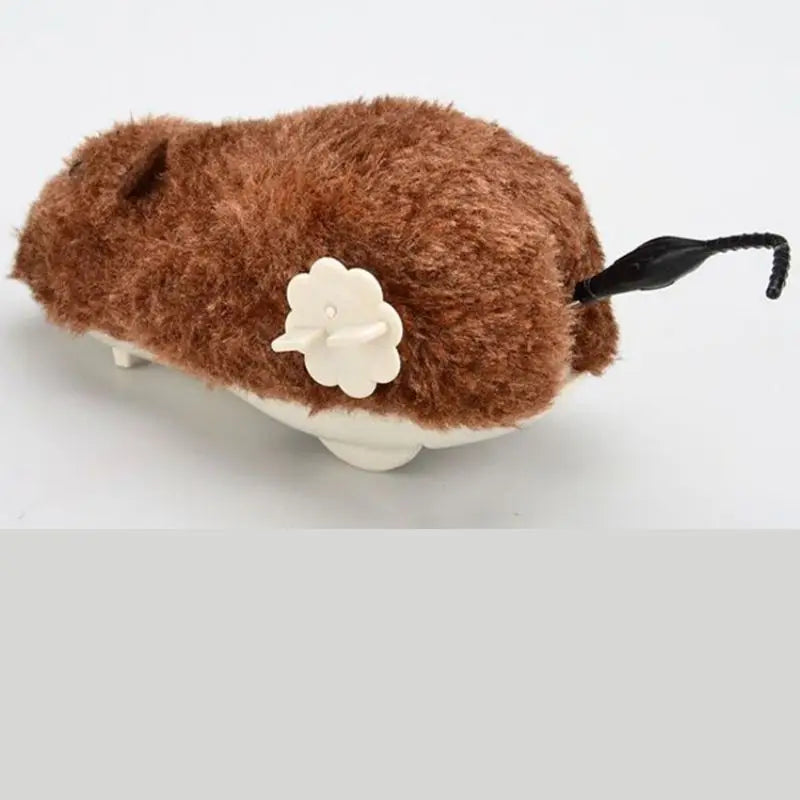 Souris à remonter pour chat en peluche