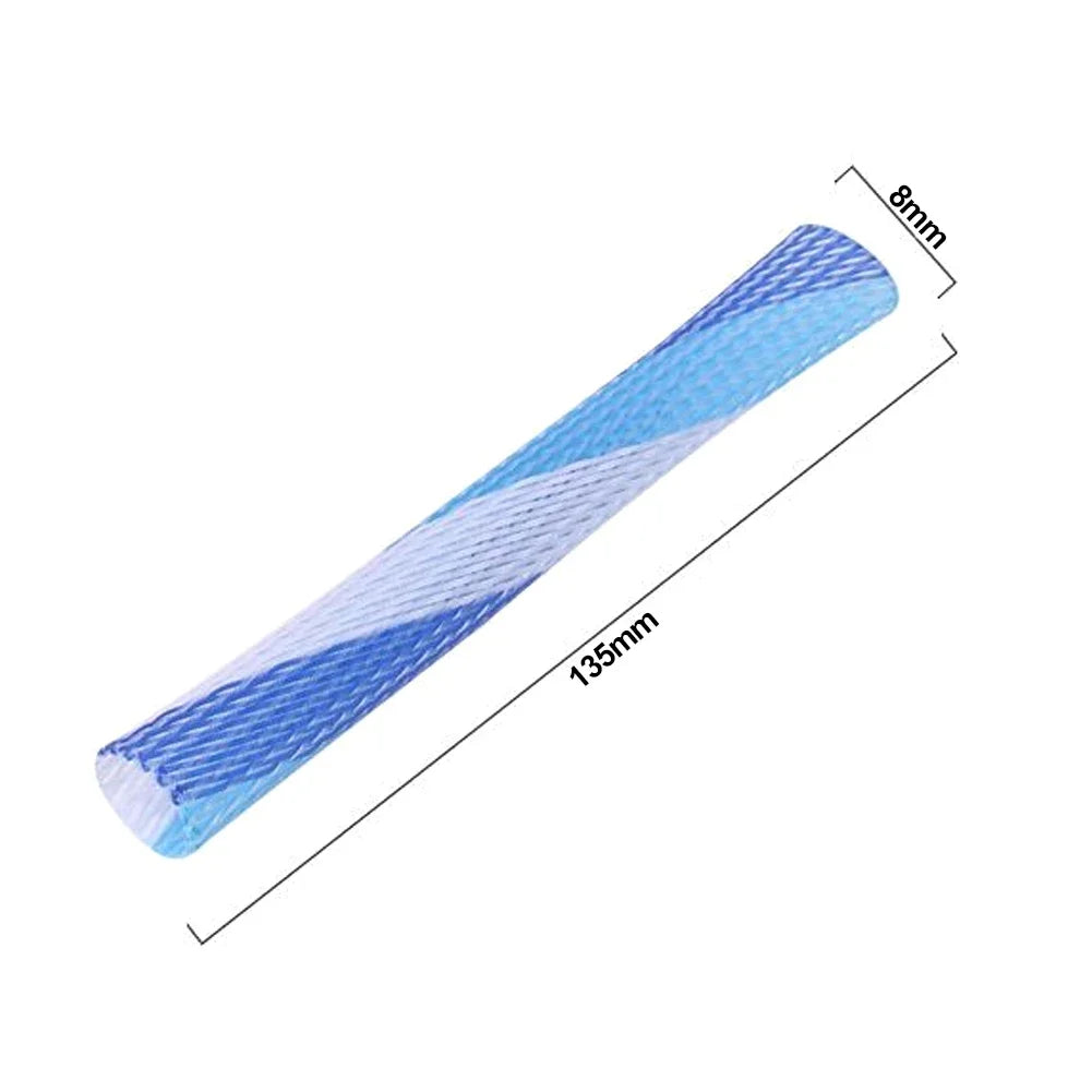 Tubes ressort colorés pour chat, lot de 10