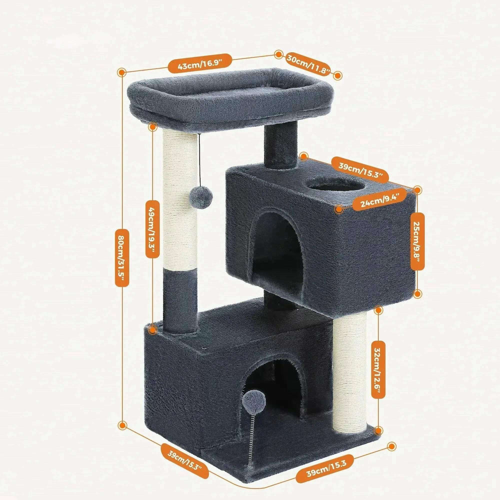 Mini arbre à chat, détail du sisal