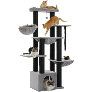 Arbre à chat en bois flotté