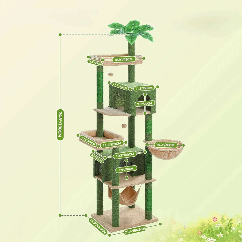 Arbre à chat solide à structure renforcée