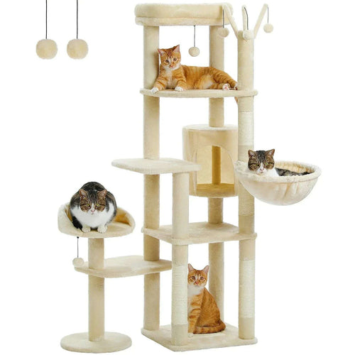 Arbre à chat géant multi-niveaux