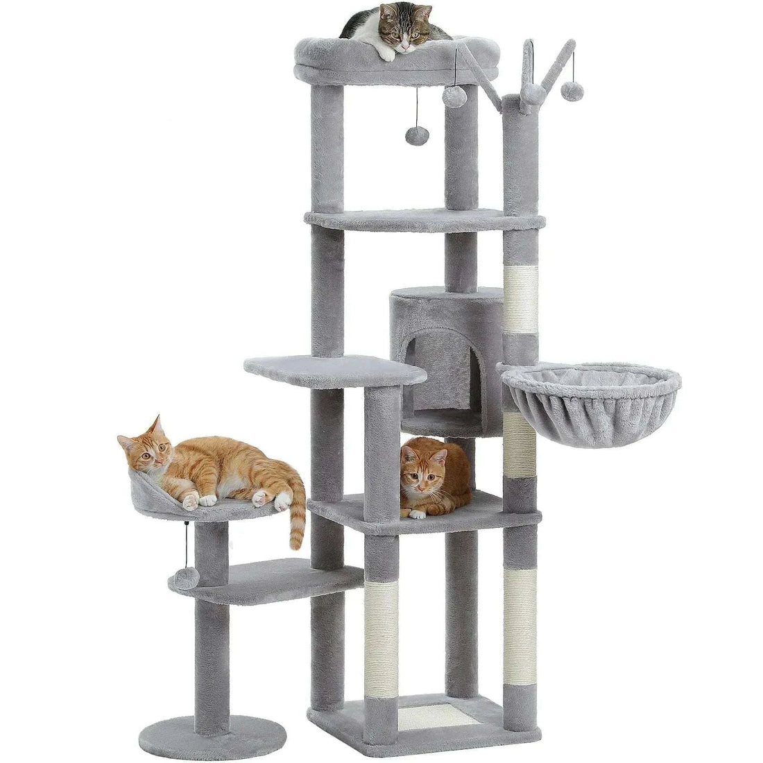 Arbre à chat géant multi-niveaux