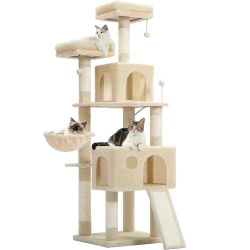 Arbre à chat design luxe aux finitions raffinées