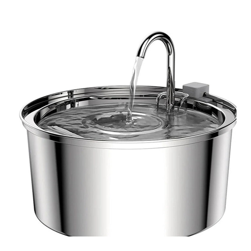 Fontaine à eau pour chat inox 2,2 L, version Upgraded