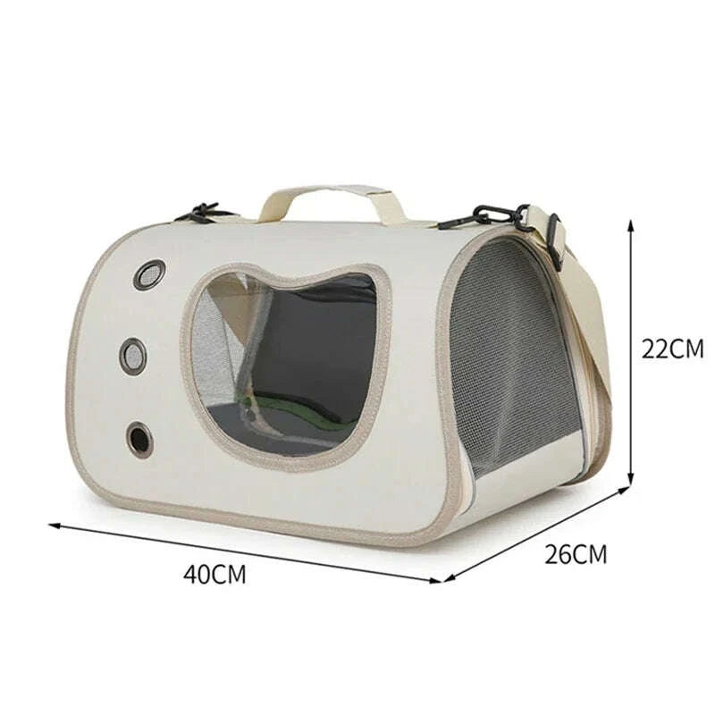 Panier de transport pour chat pas cher, profondeur 26 cm, hauteur 22 cm