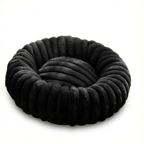 Panier à chat rond noir