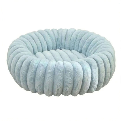 Panier pour chat design, coloris bleu clair