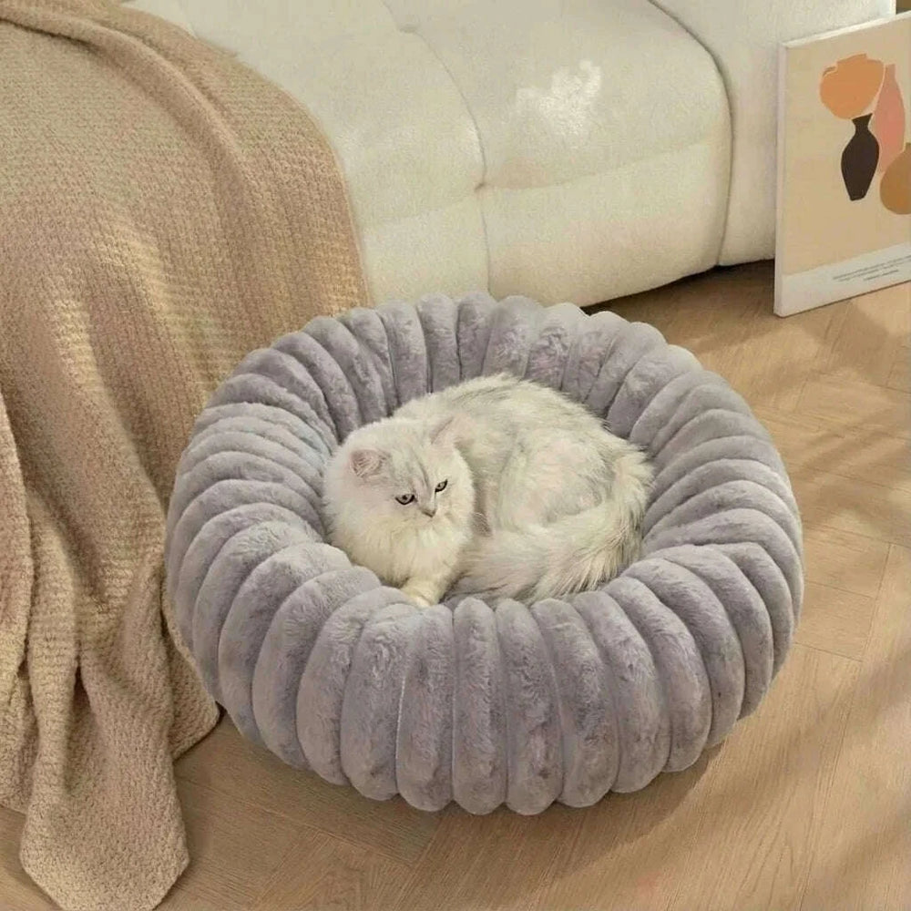 Panier pour chat gris