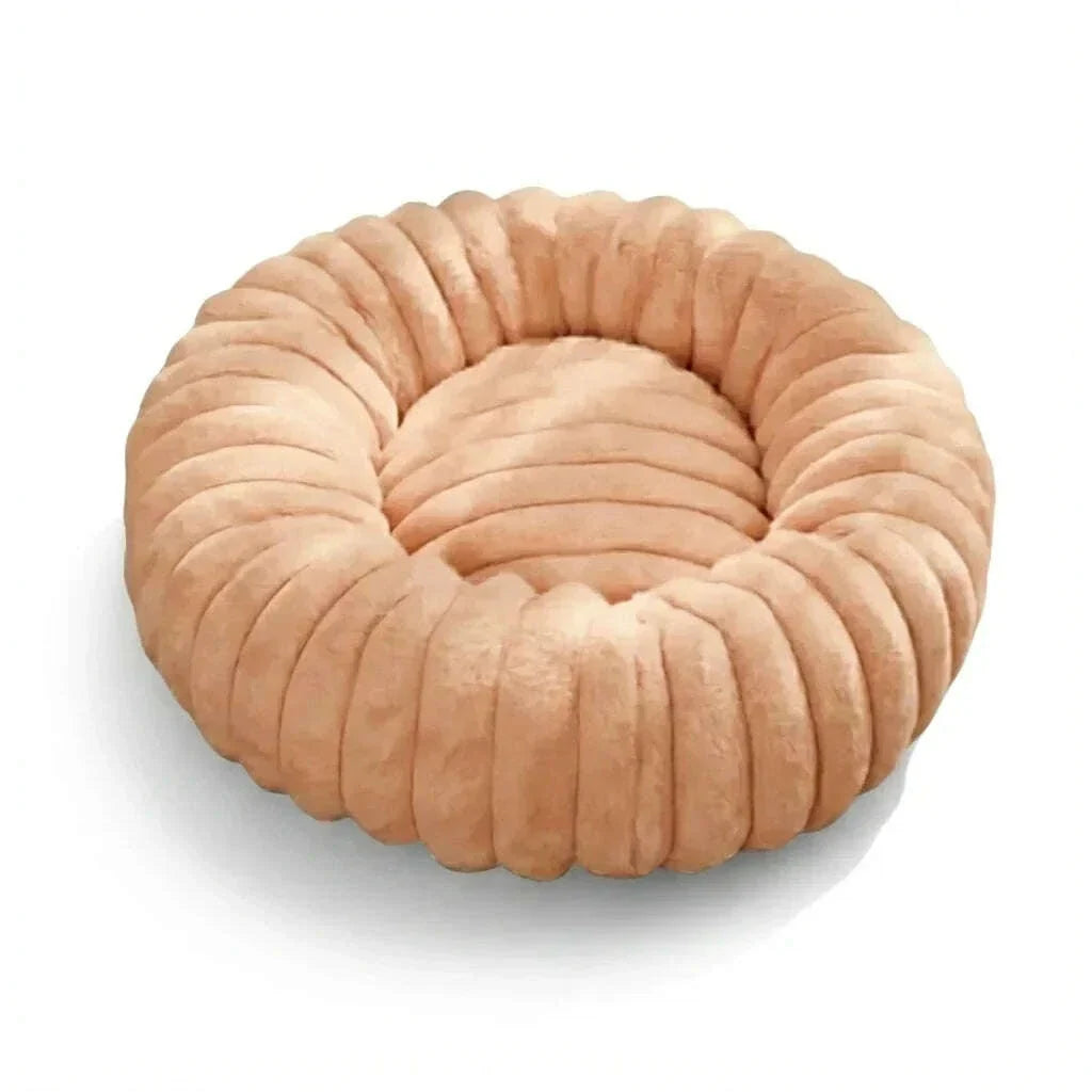 Panier rond pour chat, coloris bleu foncé