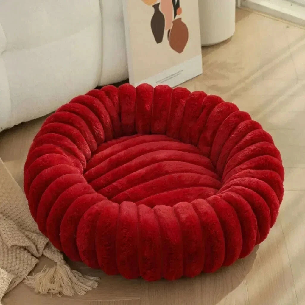 Panier pour chat design, coloris bleu clair