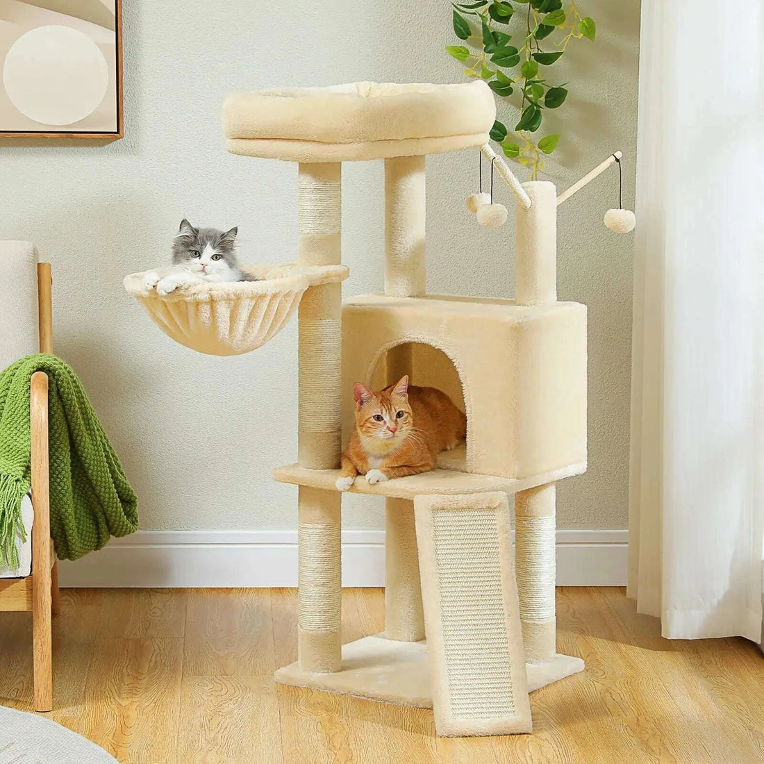 Arbre à chat petit espace compact