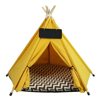 Tipi en bois pour chat